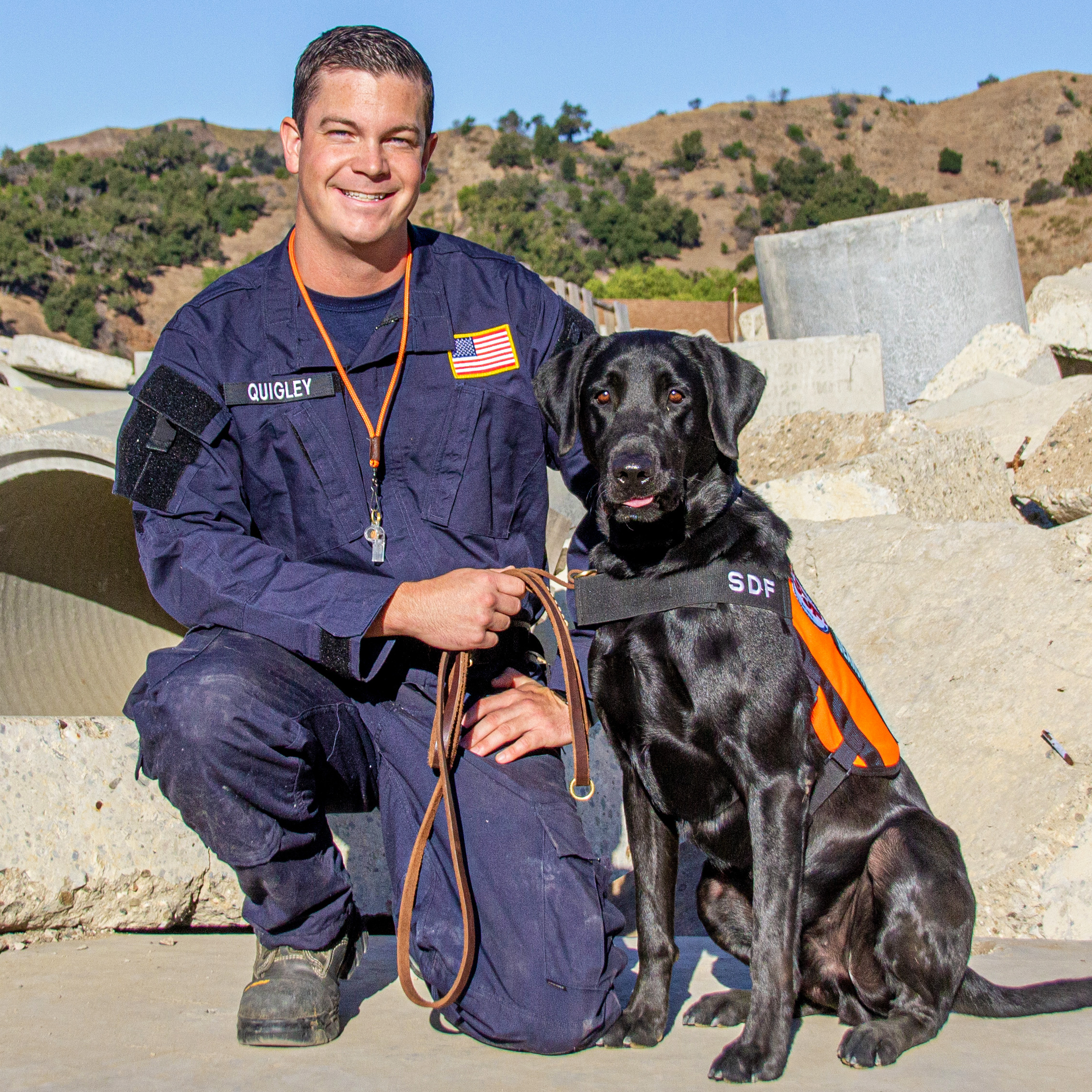 Geno Sean Quigley National Disaster Search Dog Foundation